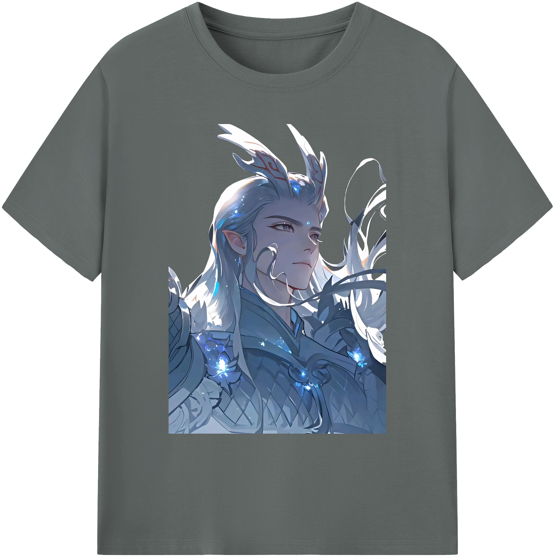 （画像用） Ne Zha 2 ナタ 魔童の大暴れ 綿100％ メンズ半袖Tシャツ｜肌触りやわらか＆通気性